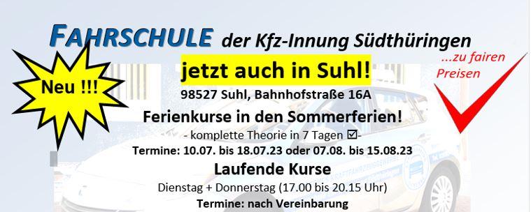 Flyer Suhl Bahnhofstraße